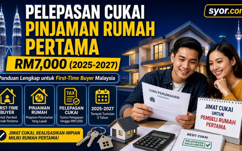 Pelepasan Cukai Pinjaman Rumah Pertama RM7,000 (2025-2027): Panduan Lengkap untuk First-Time Buyer Malaysia