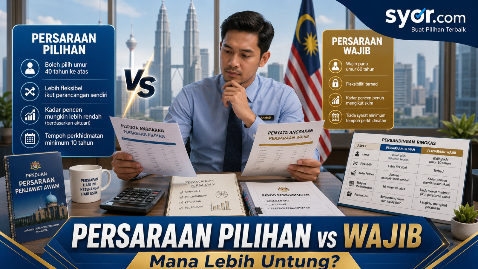 Persaraan Pilihan vs Wajib — Mana Lebih Untung?