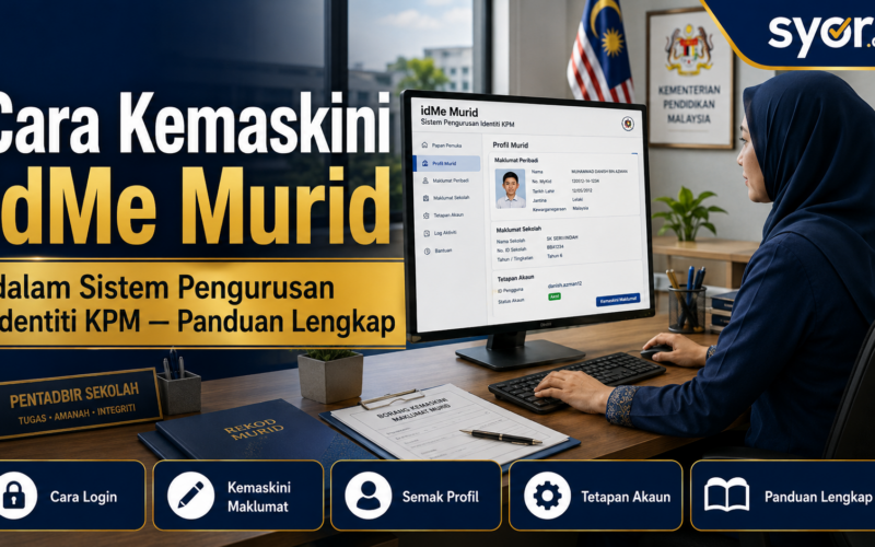 Cara Kemaskini idMe Murid dalam Sistem Pengurusan Identiti KPM β Panduan Lengkap