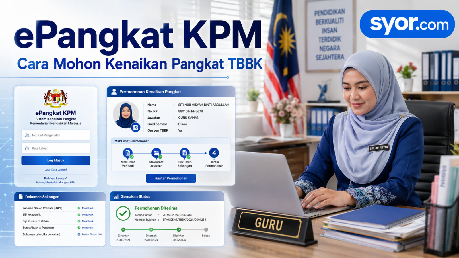 ePangkat KPM — Cara Mohon Kenaikan Pangkat TBBK