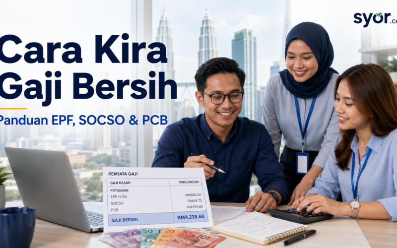 Cara Kira Gaji Bersih : Panduan EPF, SOCSO & PCB