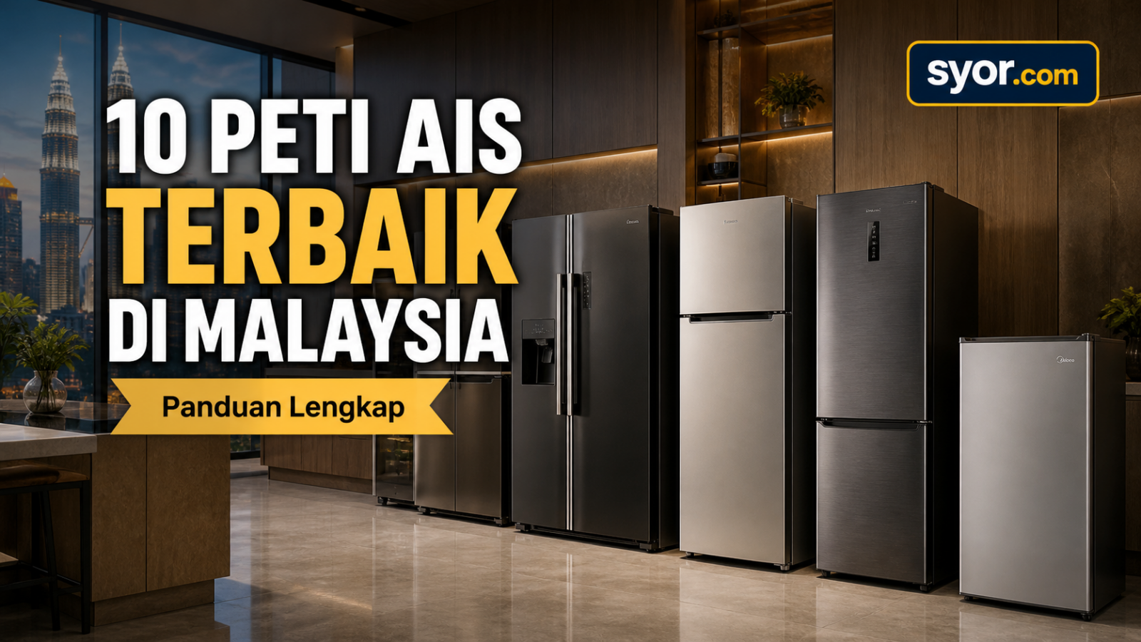 10 Peti Ais Terbaik di Malaysia: Panasonic, Samsung, LG, Sharp — Bandingan Saiz, Inverter & Harga