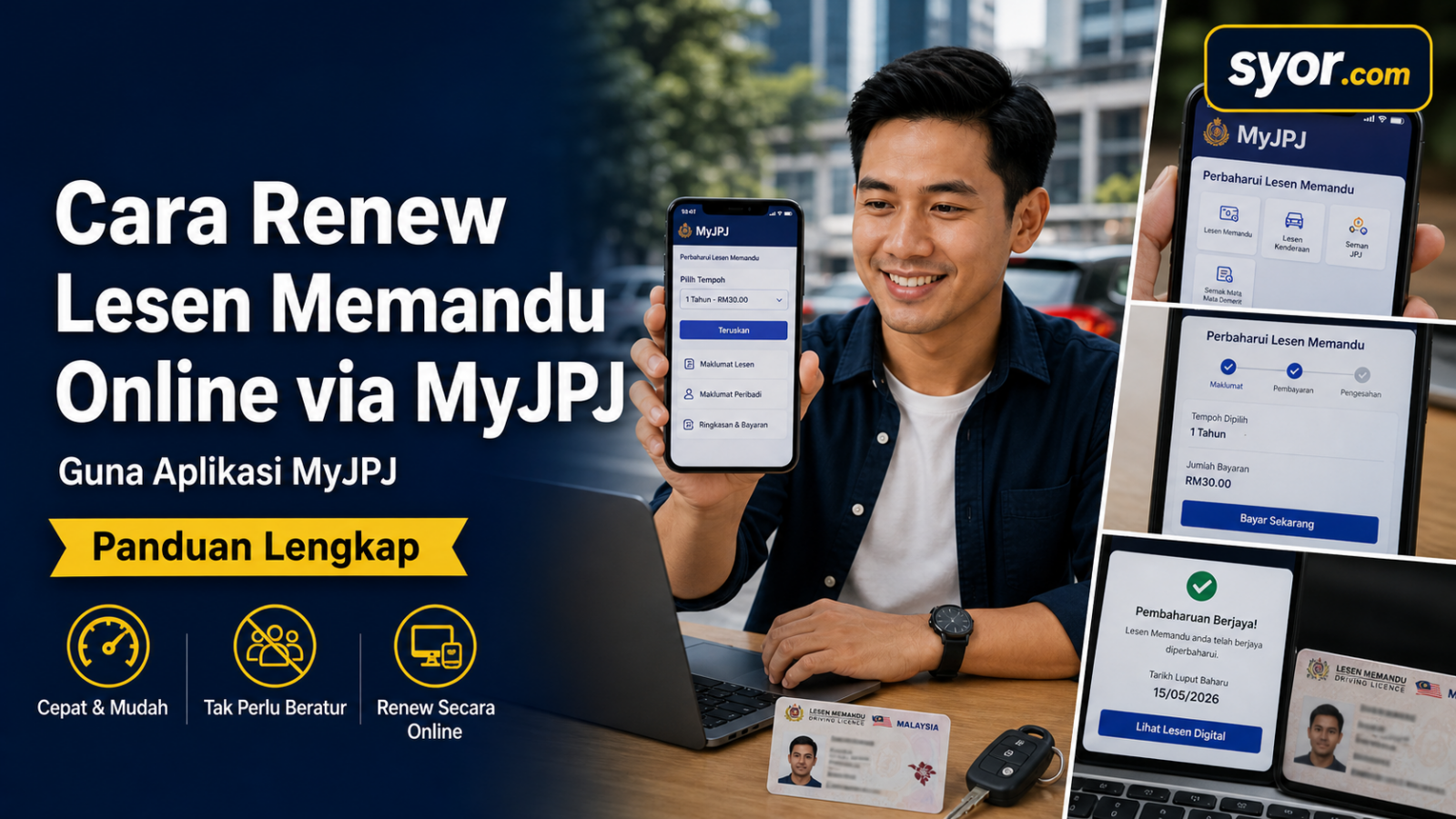 Cara Renew Lesen Memandu Online via MyJPJ — Panduan Lengkap