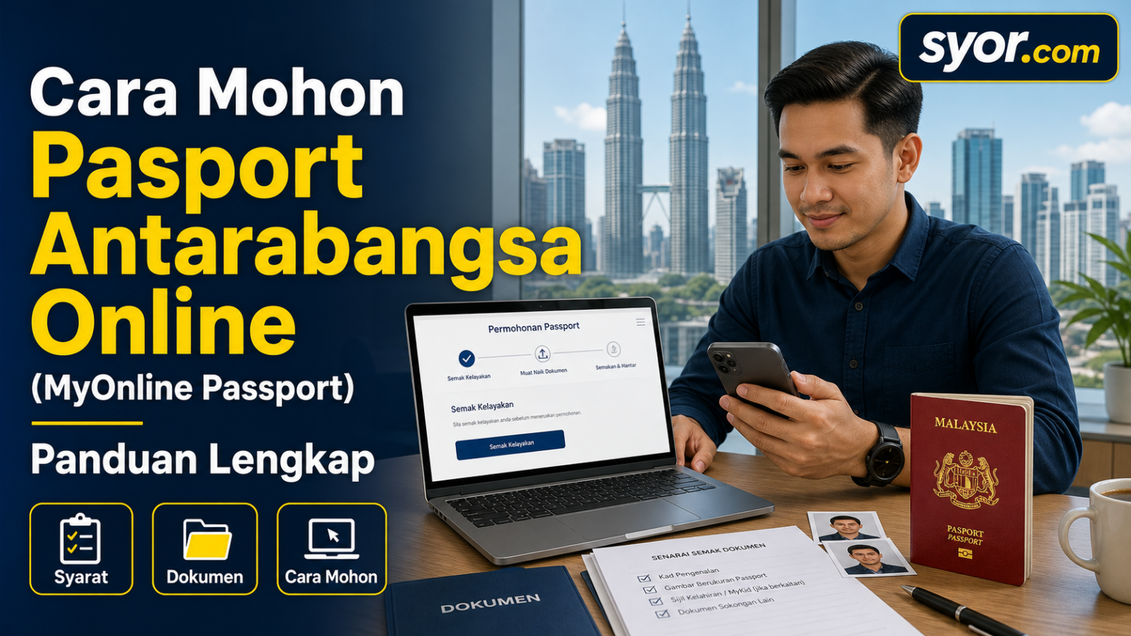 Cara Mohon Pasport Antarabangsa Online (MyOnline Passport) — Panduan Lengkap