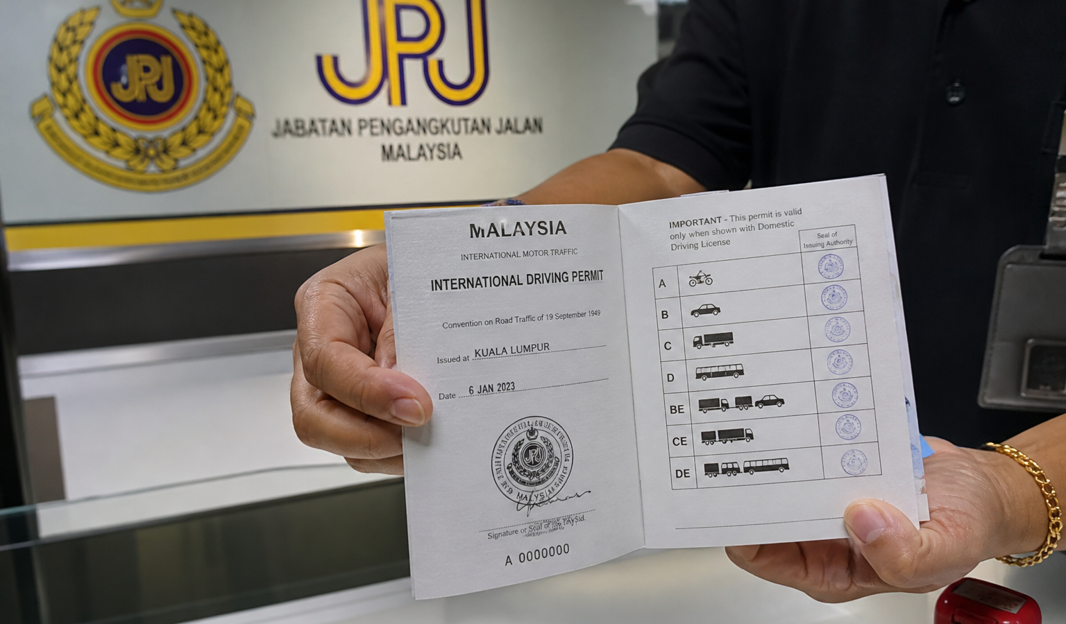 Cara Tukar IDP (International Driving Permit) JPJ — Panduan Lengkap