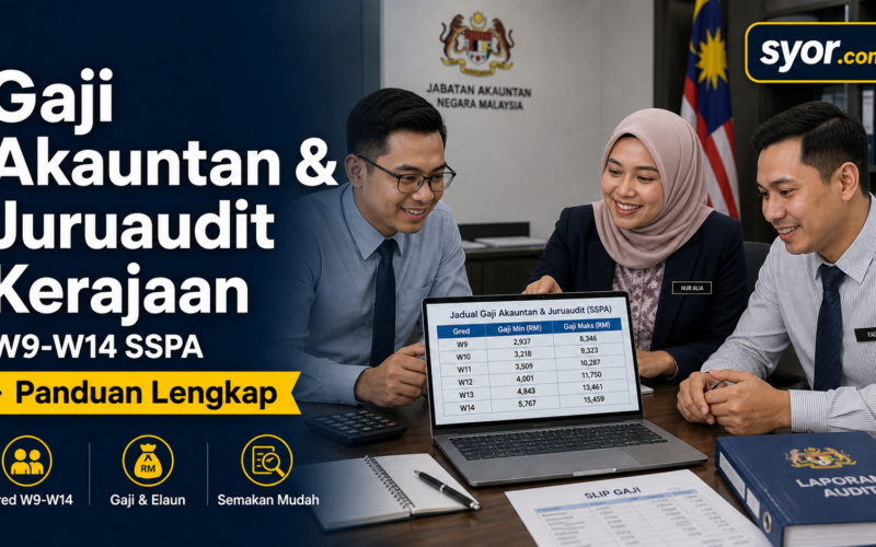 Gaji Akauntan & Juruaudit Kerajaan β W9-W14 SSPA