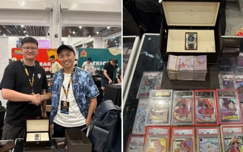 Viral: Lelaki Singapura Tukar 8 Kad Rare One Piece Dengan Jam Patek Philippe ~RM500K